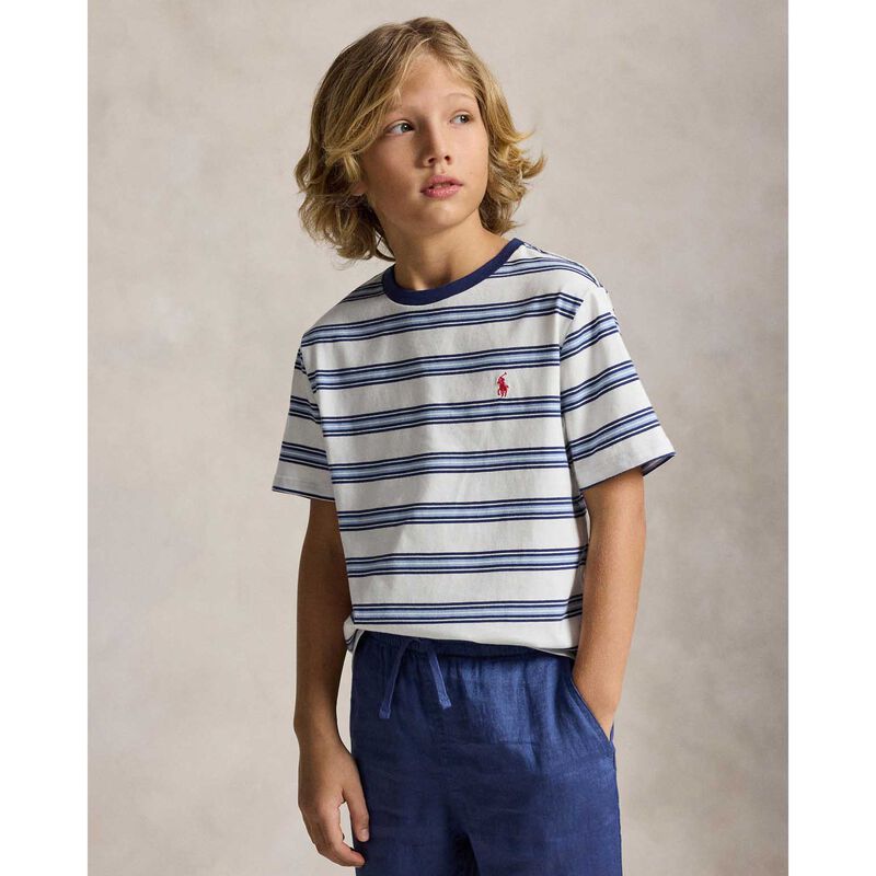 Polo Ralph Lauren Striped Cotton Jersey Tee image number 1